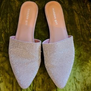 Sparkly Special Occasion Madden Girl Slip-on Shoes/Size 10
